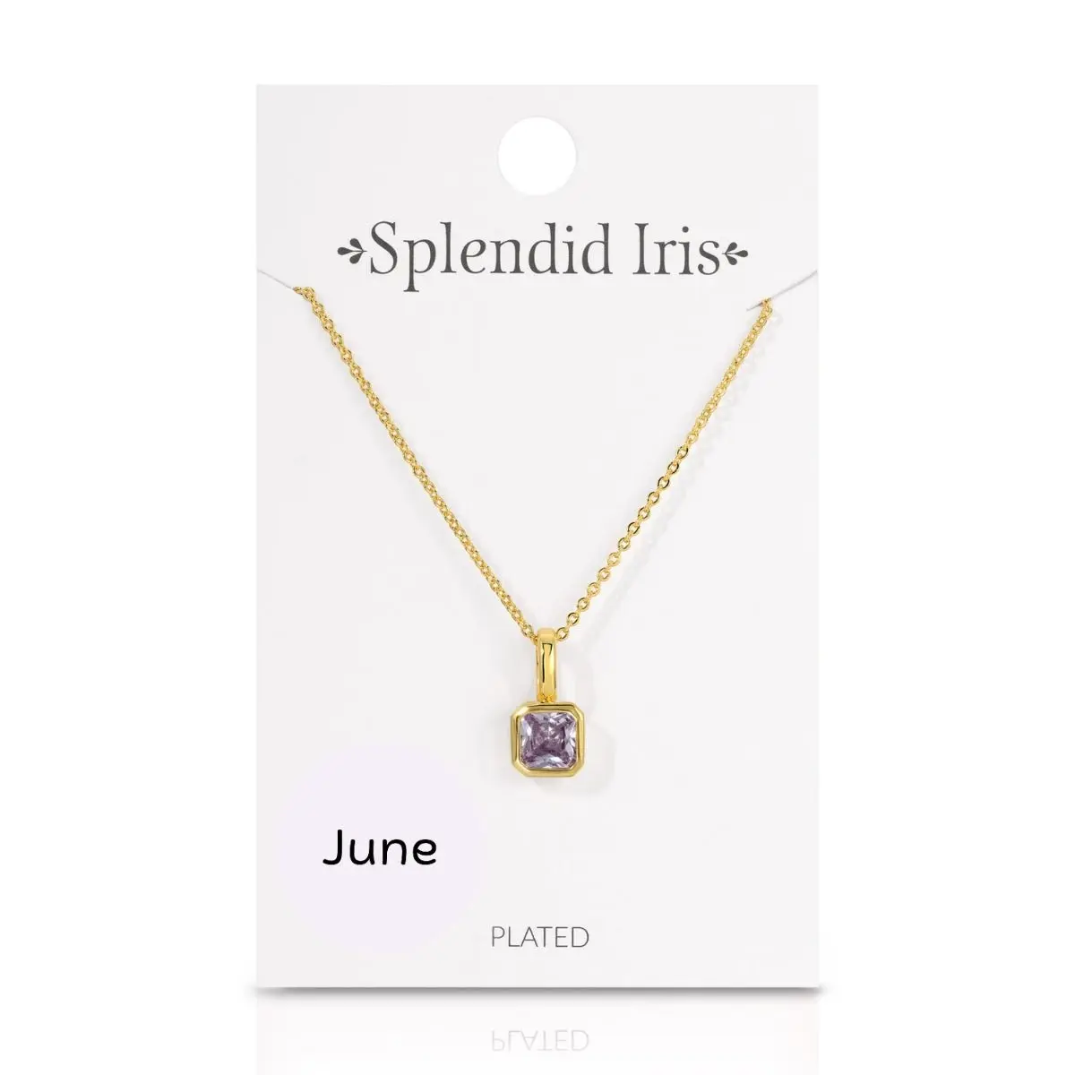 Birthstone Solitaire Necklace
