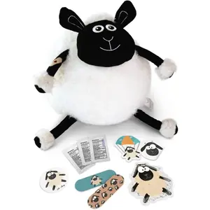 Plush First Aid for Home - Aid Kit for Kids - Toddler First Aid Kit - Mini Boo Boo Kit – Emergency First Aid Kit Classroom – Arlo Sheep Plush Bag