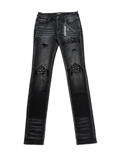 AMIRI MX1 PLAYBOY BLACK JEANS