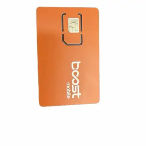 Boost Mobile Rainbow Sim Card 5G Version 2.0 with Colorful Design and 5G Logo