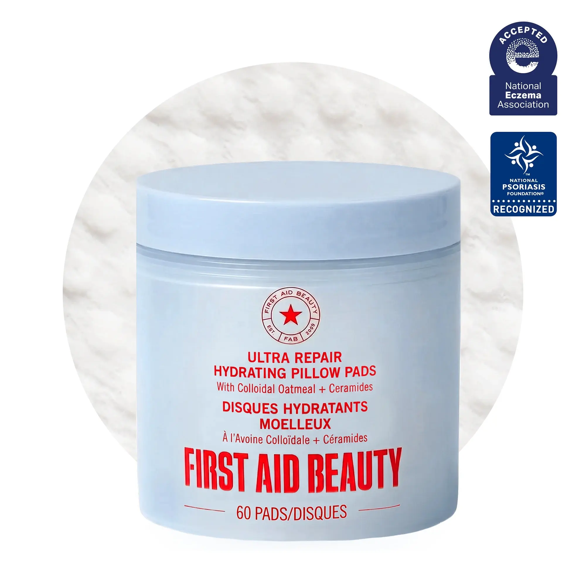 Ultra Repair Hydrating Pillow Pads with Colloidal Oatmeal + Ceramides