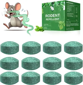 12 - Pack Popular Natural Rodent Repellent Balls! Infused with peppermint and lemon oil, these balls effectively deter squirrels, rats, spiders, and other pests. Safe, long - lasting, and easy - to - use for both indoor and outdoor applications.