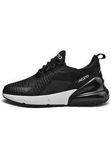 Men's Lightweight Breathable Mesh Running Shoes, Sporty Style Gym Outdoor Sneakers, Comfortable All Season Athletic Footwear, Runner Athletic Shoe