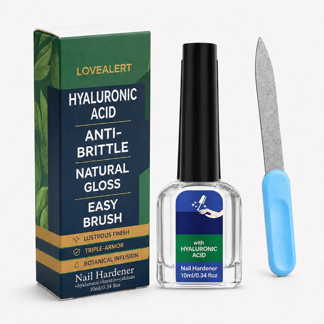 LOVEALERT-Complete Nail Revival Kit: Hyaluronic Serum for Stronger, Smoother Nails LOVEALERT-Complete Nail Revival Kit: Hyaluronic Serum for Stronger, Smoother Nails