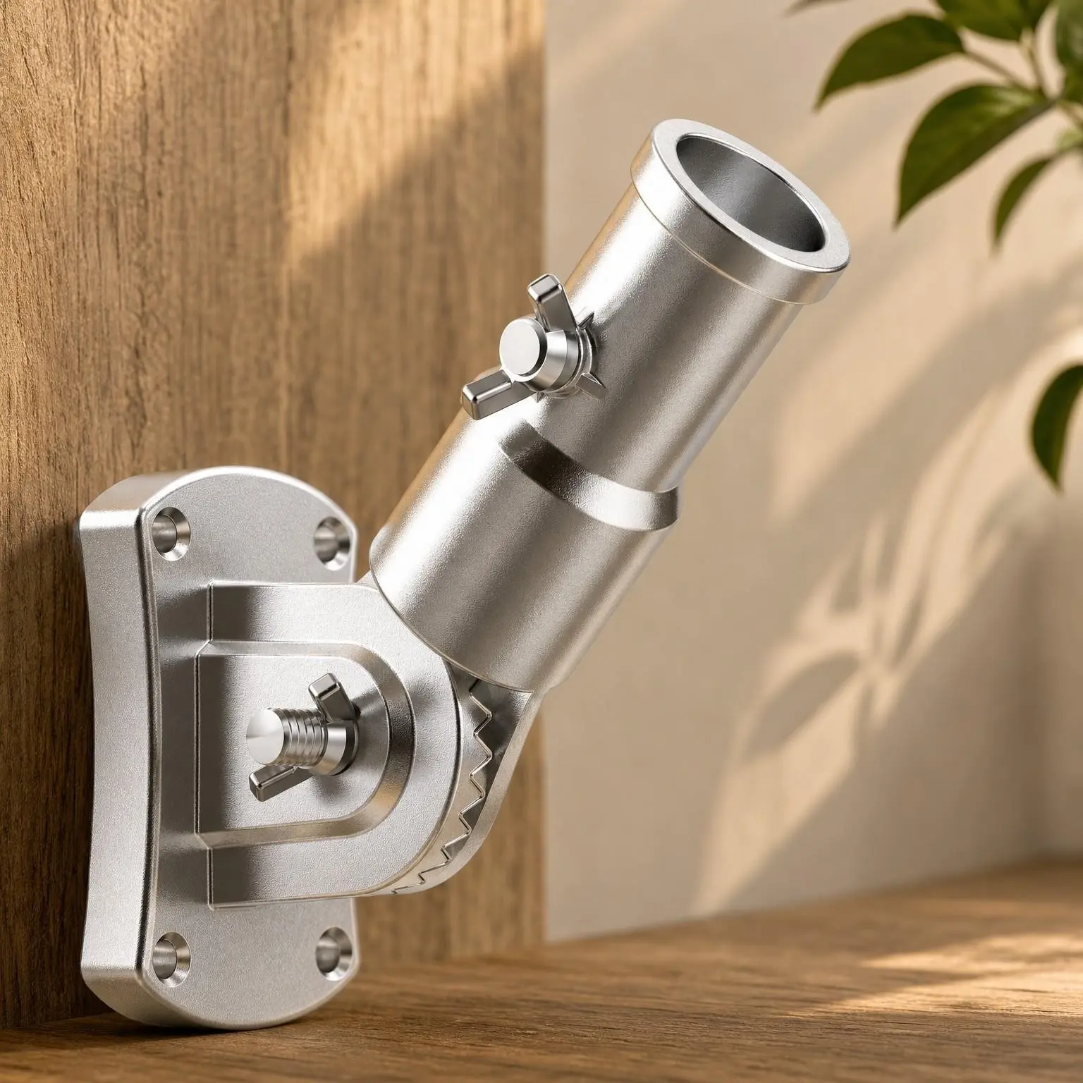 Heavy Duty 180° Adjustable Stainless Steel Flag Pole Bracket