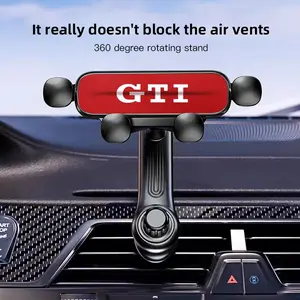 Car Mobile Phone Bracket Car Air Outlet Gravity Navigation Bracket Universal Mobile Phone Bracket For VW Tiguan Arteon Taigo Caddy CC e-up! Golf Polo Passat Amarok Transporter Caravelle Crafter Atlas Jetta Sharan Beetle