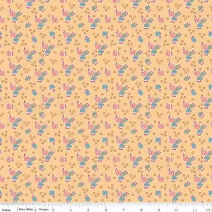 Fabric Riley Blake Beehive Lizzie Bee Vintage by the Quarter Yard C13089-BEEHIVE
