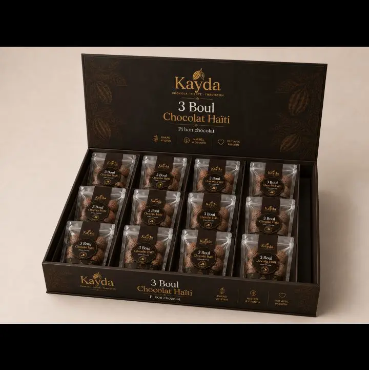 12 pake  Chocolat 100% pure organic
