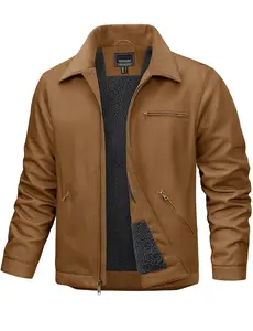 MAGCOMSEN Mens Work Jackets Construction Duck Canvas Jacket Fleece Lined Sherpa Waterproof Warm Winter Heavy Coats