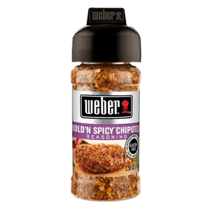 Weber Bold'N Spicy Chipotle Seasoning,  2.5 oz. (00049)