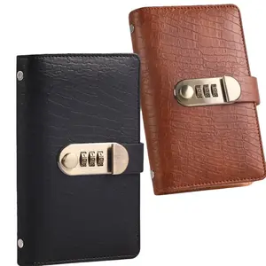 100 Pockets Currency Album with Password Lock Top Grade PU Leather Banknote Collection Book Binder World Paper Money Holders Sleeves for Collector Dollar Bill Cash Storage Collecting Supplies
