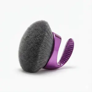 ZAQ Body Kabuki Brush & Self Tanner Applicator - Large Flat Top Blending Brush for Body Makeup, Foundation, and Sunless Tanning Mousse - Soft, Durable Vegan Bristles for Streak-Free Finish