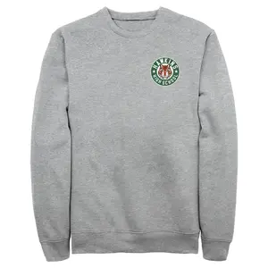 Men's Stranger Things Hawkins High School Embroidered Tiger Logo Sweatshirt
