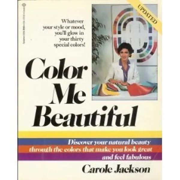 Used Paperback Book - Color Me Beautiful by Carole Jackson (English) - Literature & Art Clothing Shades, Figures, Palettes Guide with Makeup Tutorial, Women's Clothes