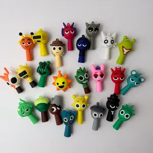 Hot Rhythm Box Sprunki Handheld Figure Full Set Game Peripheral Model Display Gift, Action Figures Set, Collectible Toy, Perfect for Gamers and Fans