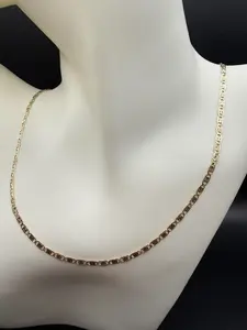 10K Three Gold Solid Chain Size 20" 3mm
