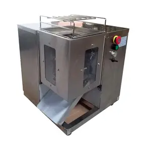 YOKOMA Shredded Meat Cutting Machine QSJ-T 8mm Double Blade&Motor Meat Slicer 250kg/h Shredded Diced for Steak Beef Pork Meat