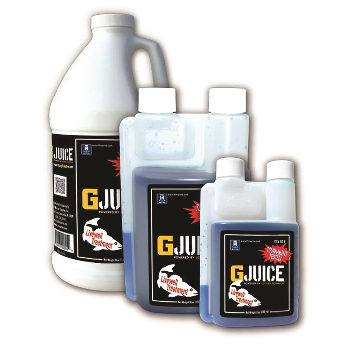 T-H Marine Supplies U216-FW 16 oz G-Juice Freshwater Livewell Treatment - Full Functional Water Conditioner, Developed from Over 15 Years of Research, Convenient for Kayaking Fishing Water Sports, Convenient For Fishing, Single Phase, Saltwater, Minnow Bu