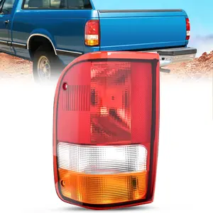 Niligft Taillight Assembly Compatible with 1993 1994 1995 1996 1997 Ford Ranger Red Clear Tail Light OE Style Rear Lamp Replacement Driver Side fathersdaygift