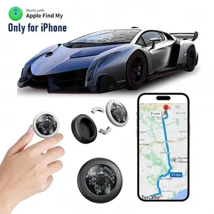 1PC Vehicle Locator with Magnetic Protective Case, Car Bike Backpack Luggage Tracker, Apple Find My APP Compatible, Rechargeable Battery