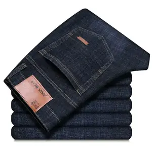 Jean Wear Men's Classic Fit Blue Denim Jeans with Comfortable Stretch Fabric and Durable Stitching