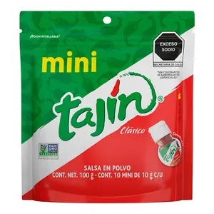 Mini Tajin Clasico (Bag with 10 bottles of 10 grams each) Snack Spicy