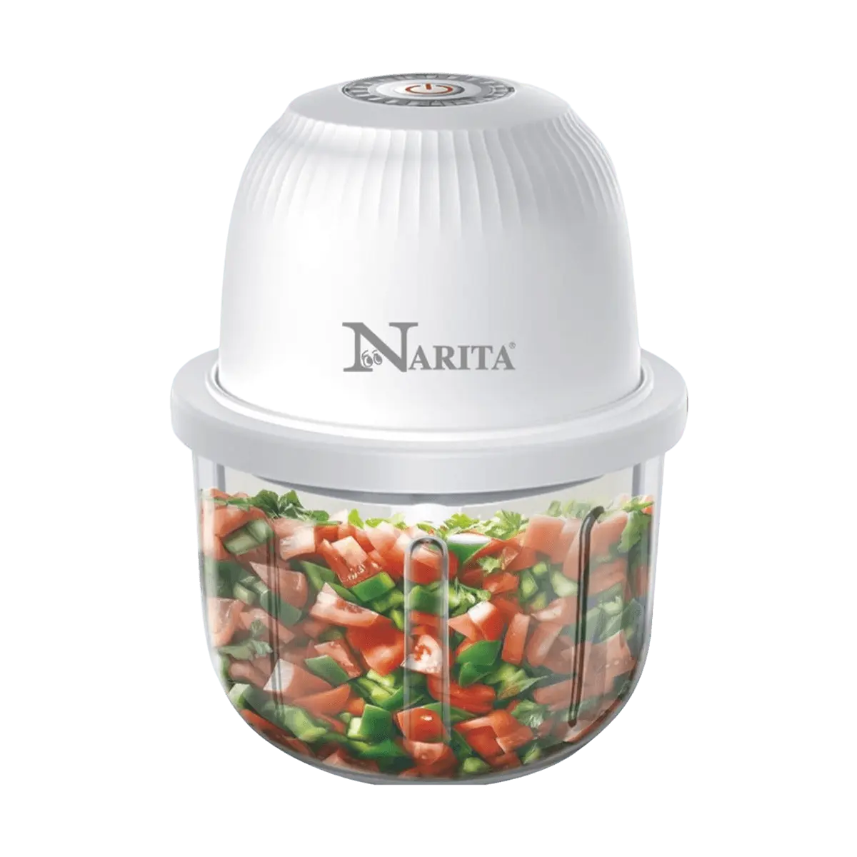 NARITA Mini Food Processor Electric Chopper 350ml Garlic Masher Small Kitchen Meat Grinder NMC-235