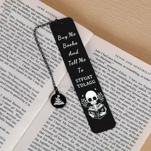1/20pcs, Stainless Steel Bookmark, Funny Bookmark Men And Women Bookmark Bookmark Book Lovers Friendship Gifts Christmas Christmas Stocking Gifts, Bookworm Gifts, Reading Lovers Gifts, Christmas Book Day Small Gifts Funny Gifts, Book Accessories