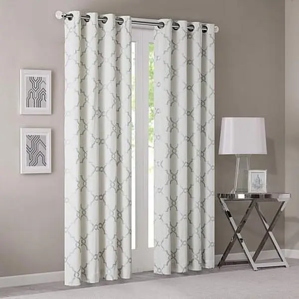 Madison Park Window Curtain 84" Panel Ivory