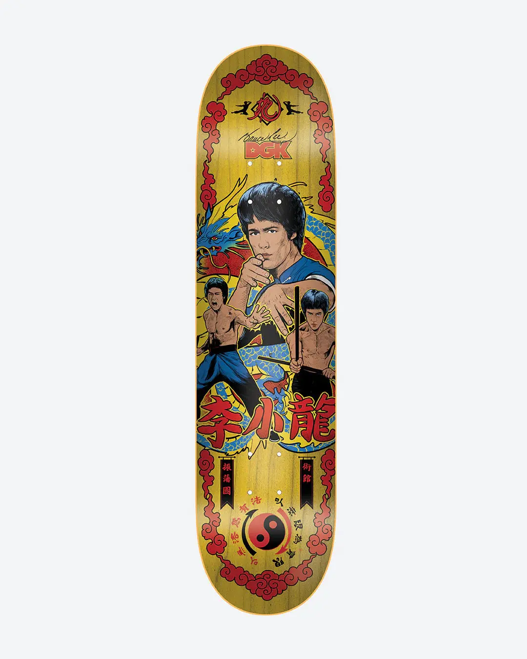 DGK x Bruce Lee Fury Skateboard Deck 8.1"