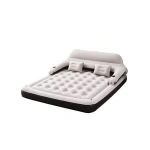 5 in 1 double-deck outdoor waterproof portable folding camping family inflatable sofa mattress with a maximum capacity of 550 pounds