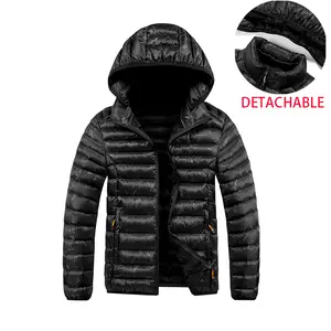 keep warm  Zipper Jacket With Removable Hood Regular Fit Casual Long Sleeve Coat With Pockets Suitable For Autumn And Winter Lightweight Versatile Hoodie