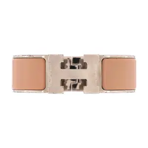Pre-owned Hermes Clic H Bracelet Enamel Wide by Rebag