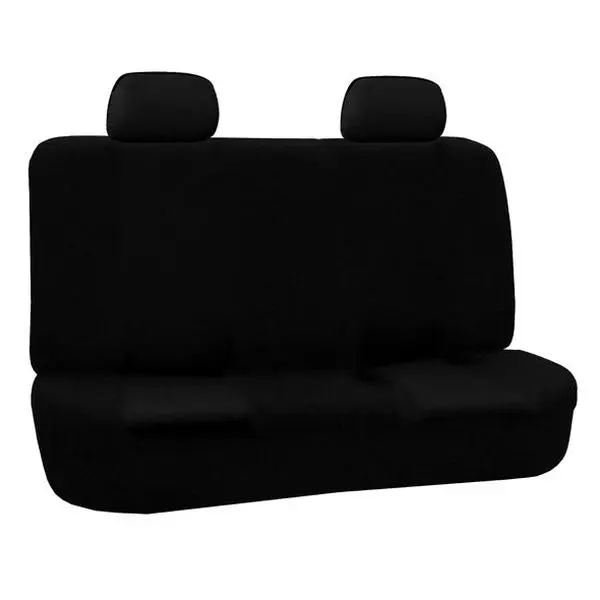 Flat Cloth Seat Covers - Rear Black, Car Seat Covers, Hook Straps, Car Seat Protector, Adjustable