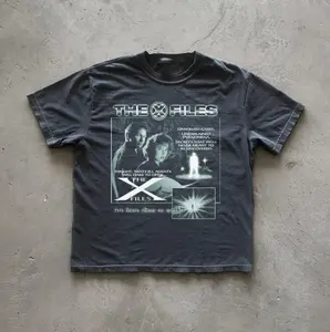 Y2k The X Files T-Shirt, Graphic Tees Gothic Grunge Y2k Emo Scene Amity Affliction Style Clothes Men Women Streetwear