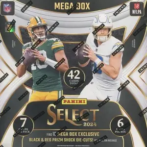 2024 Select Football Mega Boxes (Red + Black)