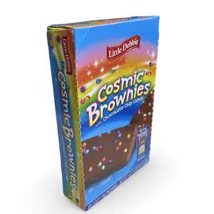 Little Debbie Large-Sized Cosmic Brownies, 4 oz Individually Wrapped, 6 Count, Food and Snacks, Ready to Eat, Cupboard-Storable, 3-Month Shelf Life