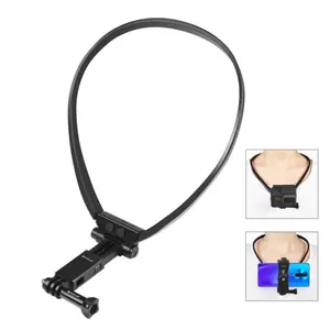 PULUZ Lazy Adjustable Neck Bracket Camera Mount for GoPro Action Camera Smartphones Travel Gadgets