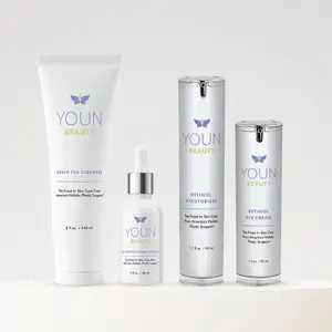 YOUN BEAUTY MILLENNIAL BUNDLE - 4 Product Set for Hydrating & Moisturizing - Includes CE Antioxidant Serum, Retinol Moisturizer, & Eye Cream - TikTok Exclusive