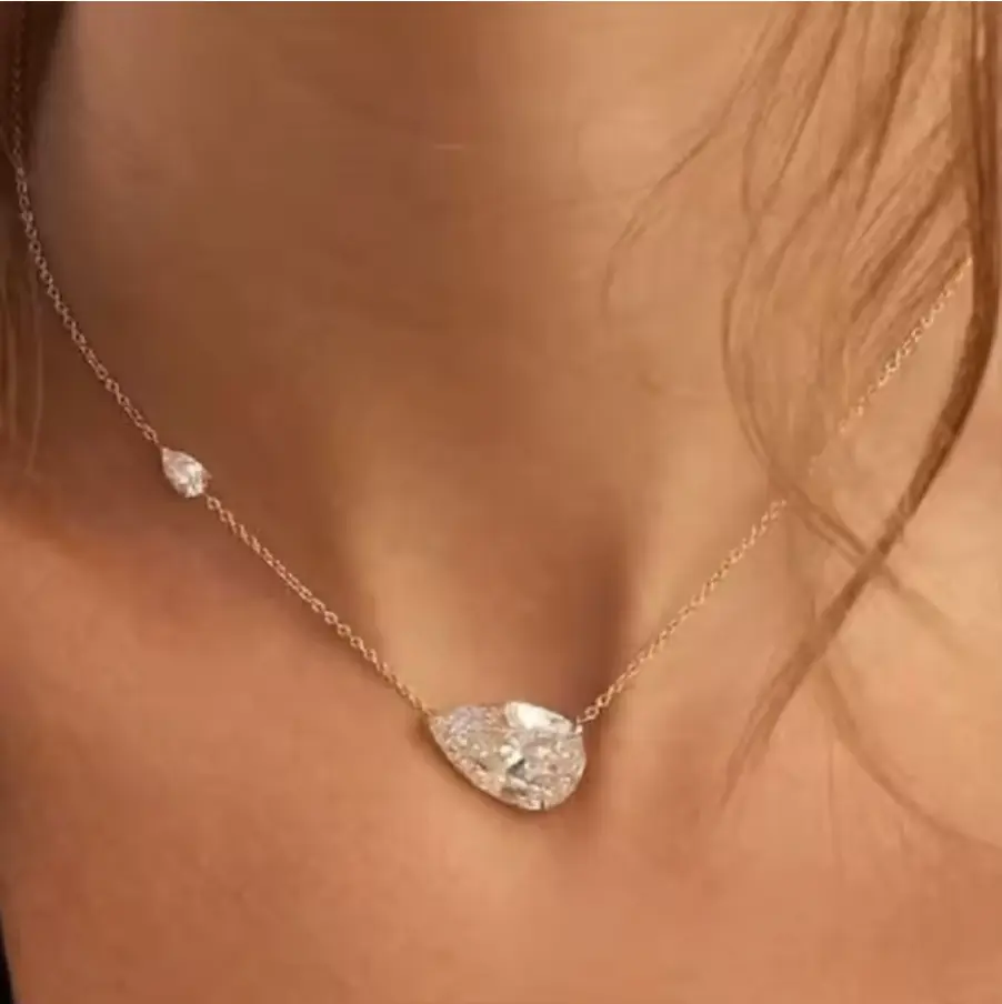Pear Necklace Water Resistant