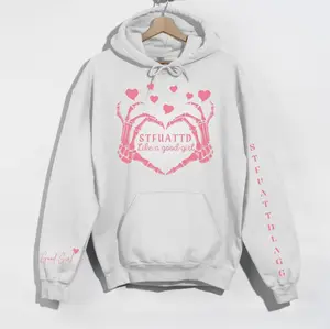 STFUATTDLAGG Like A Good Girl Hoodie - Sweatshirt, Dark Romance Valentine's Day Hoodie, STFUATTDLAGG Sweatshirt, Valentine Book Shirt, Spicy Booktok, Morally Grey Book Club Shirt
