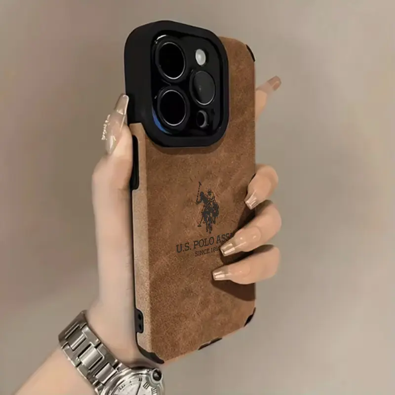 Vintage Polo Knight Logo  Phone case - Advanced Chameleon IMD Phone Case for Iphone 11 12 13 14 15 16 17 Pro Max Plus Shockproof Hard Frosted Back Cover, Full Coverage Camera Lens Protection Phone Case