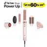 Tideway Prowaver 6-in-1 Ionic Hot Air Styler - Oval Blow Dryer Brush with Auto Wrap Curlers, Dual Voltage Travel Hair Tool, Smooth Blowout & Straightening, Her Personal Care Gadgets Gift Set