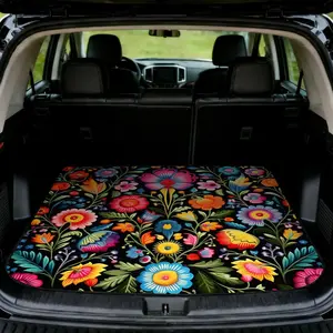 Car Trunk Mat Cargo Liner Non Slip All Weather Trunk Mat for SUV Sedan Easy Clean Polyester Car Trunk Mat Vehicle Interior Accessories Car Organizer Trunk Liner for Most Cars Gift for Car Owners Waterproof Durable Trunk Mat
