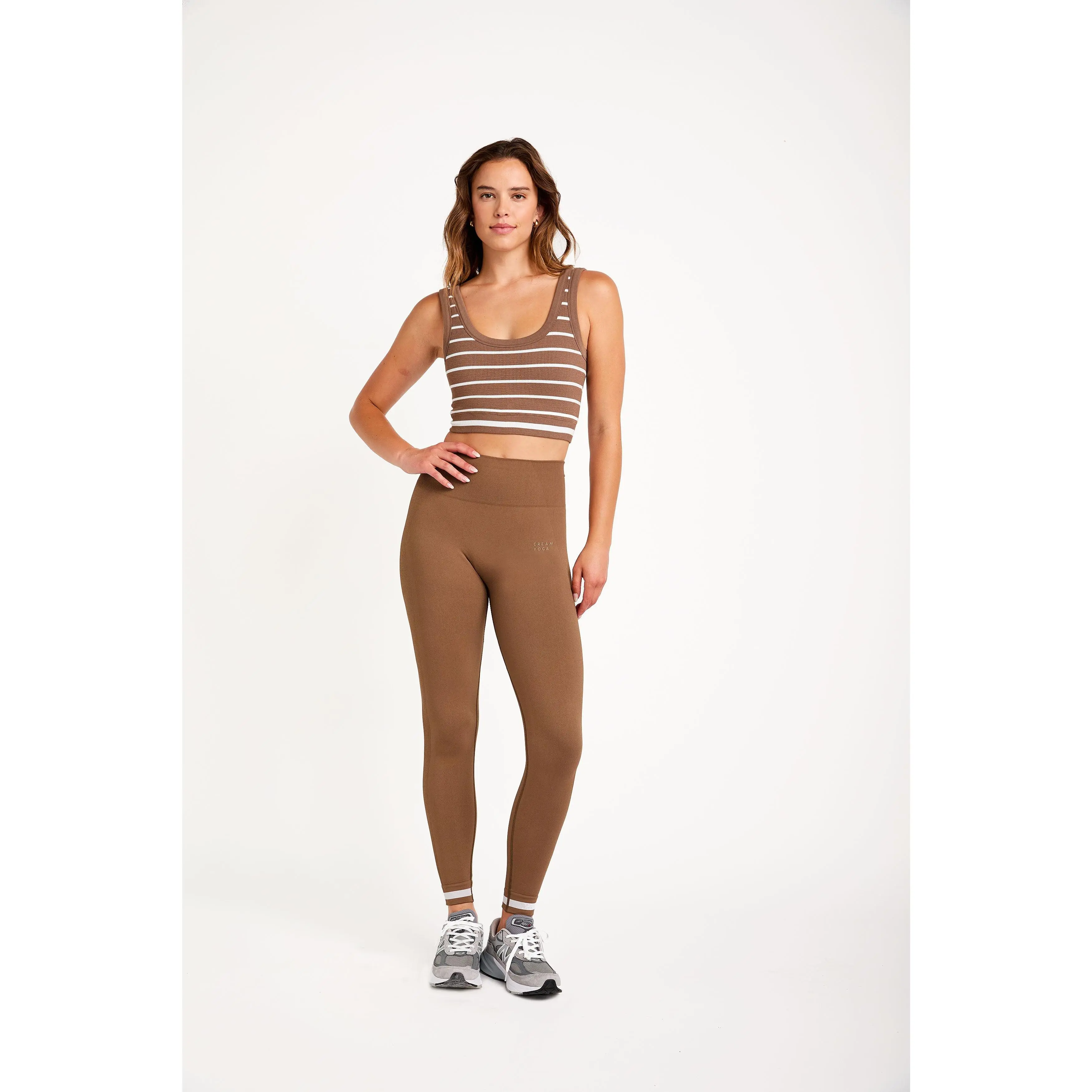 Cream Yoga - Elly Seamless Legging (Latte)