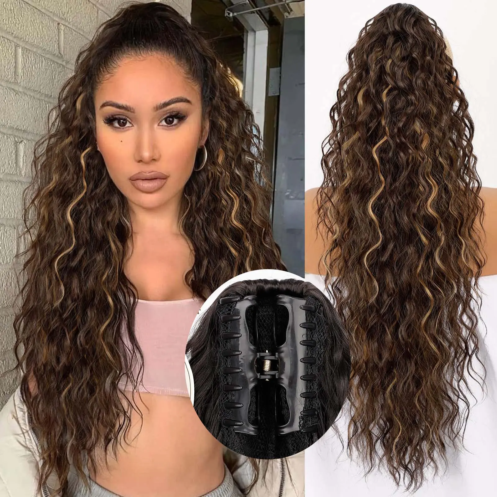 30inch Chocolate Brown&Caramel Blonde