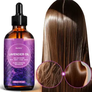 Lavender Oil, Soothing Oil, Lavender Essential Oil For Diffuser & Skin, Rich In Natural Extracts, Safe For Face, Body, Hair & Nails, Soothes Scalp, Promotes Soft & Manageable Hair, Lightweight & Non-Greasy, All Skin Types