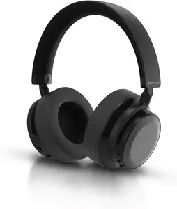 ASTRUM MX PRO Bluetooth Hybrid ANC Headphones, Wear Detection, Comfort Fit, aptX Low Latency, Up to 30H Playtime, Dual Pairing- iPhone/Android (Black)