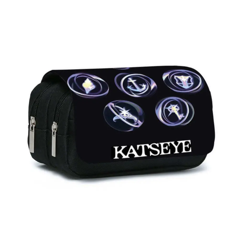 Katseye Multi-Compartment Pencil Case Lightweight Pencil Bag Kpop Pencil Box