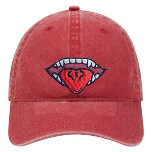 Sukuna Mouth Embroidered Hat, Sukuna Ryomen Pigment Caps, Embroidery Sukuna Baseball Cap, Jujutsu Kaisen fans Gift, Sukuna Mouth JJK Hat